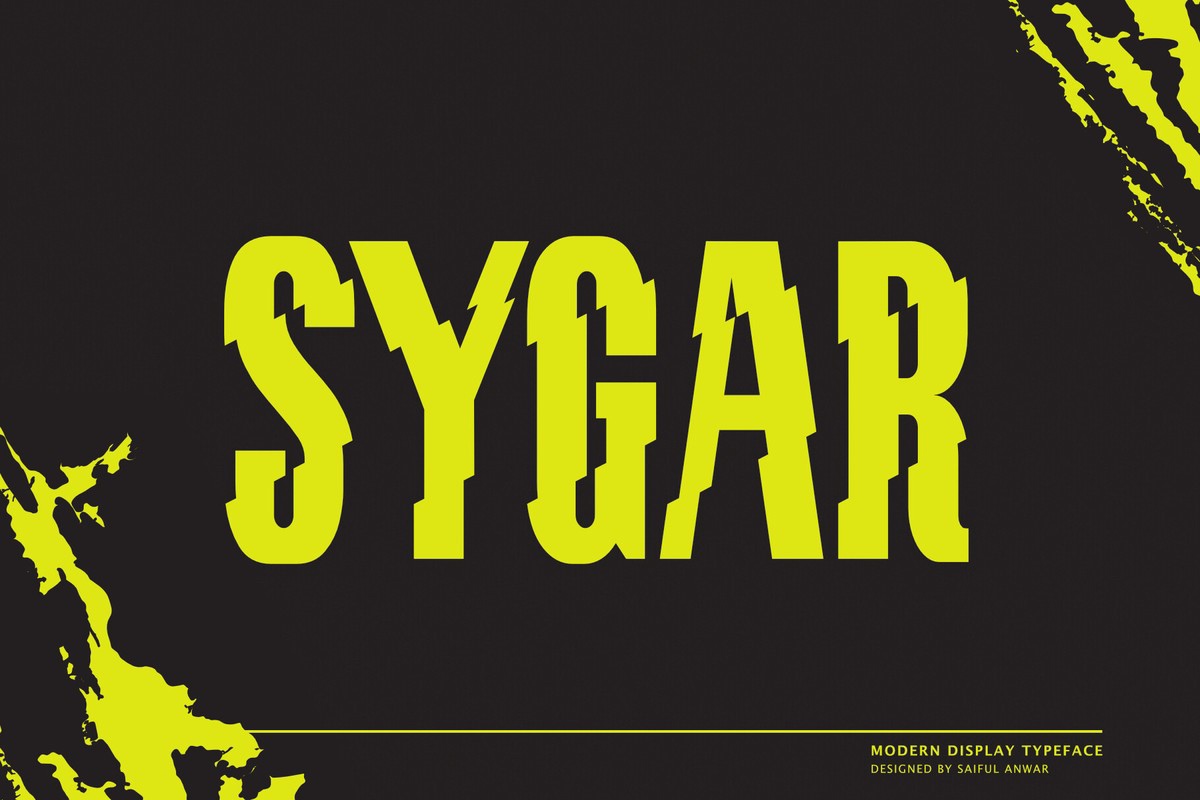 폰트 Sygar