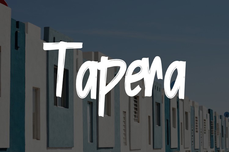 폰트 Tapera