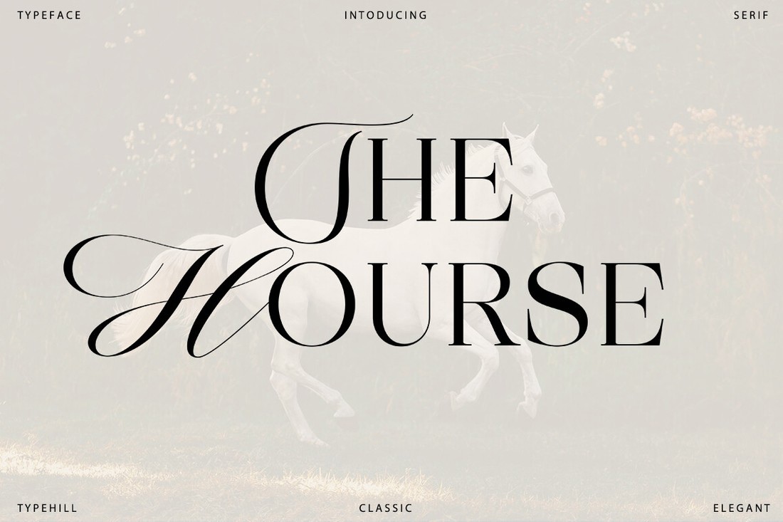 폰트 The Hourse Serif