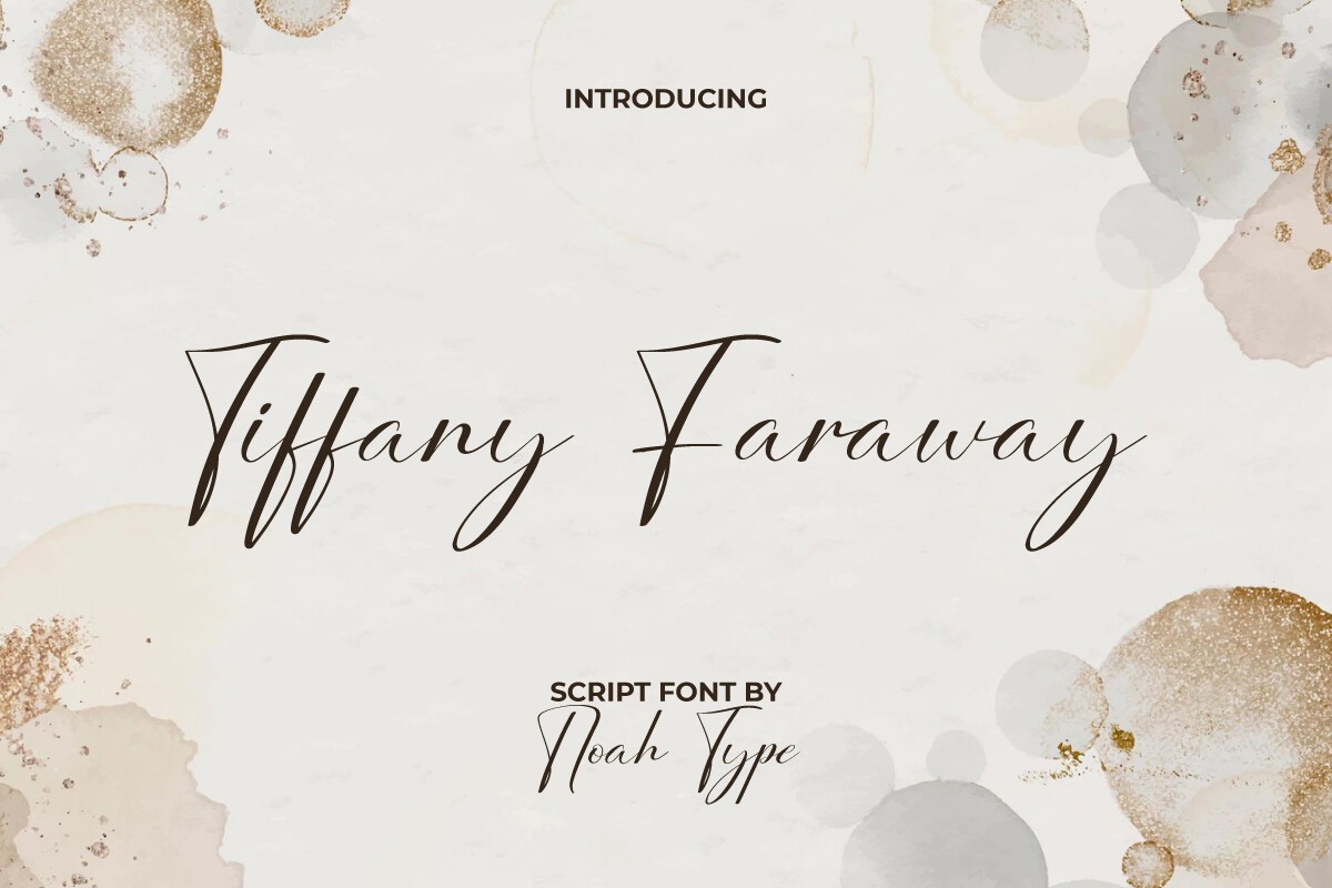 폰트 Tiffany Faraway