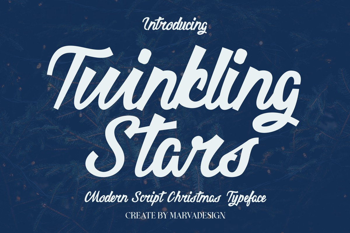 폰트 Twinkling Stars