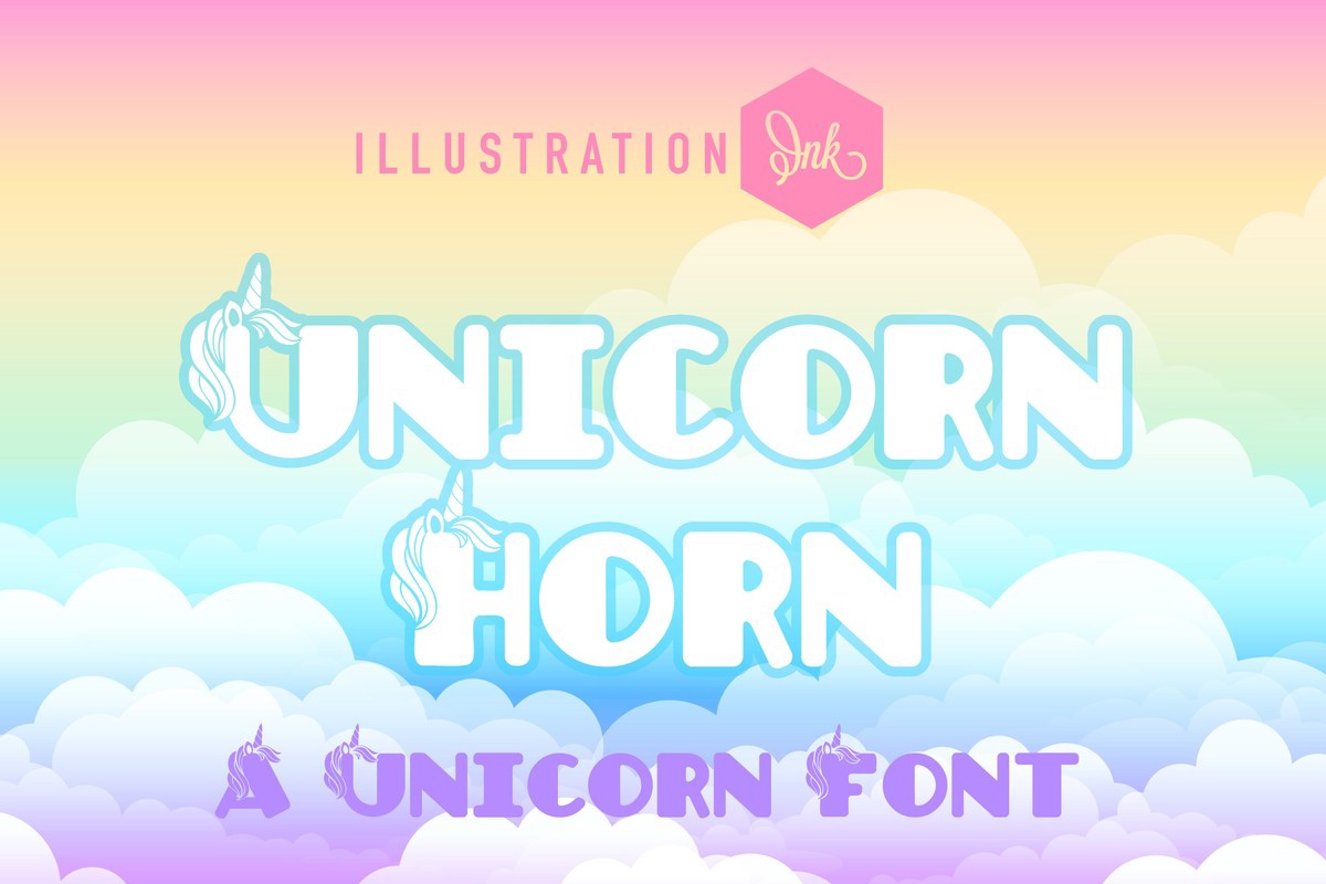 폰트 PN Unicorn Horn