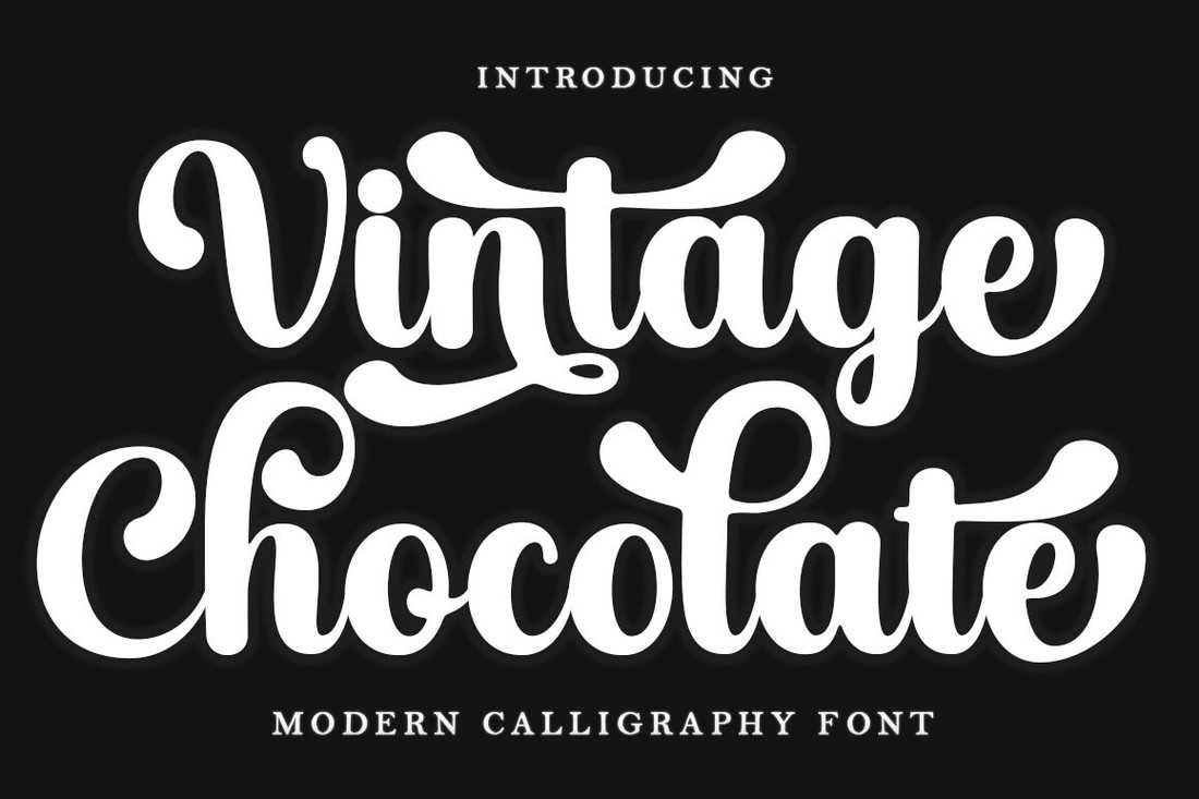 폰트 Vintage Chocolate Script