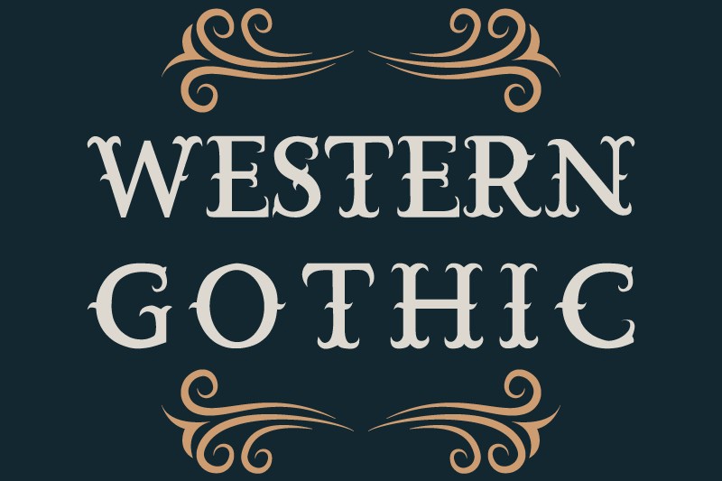폰트 Western Gothic