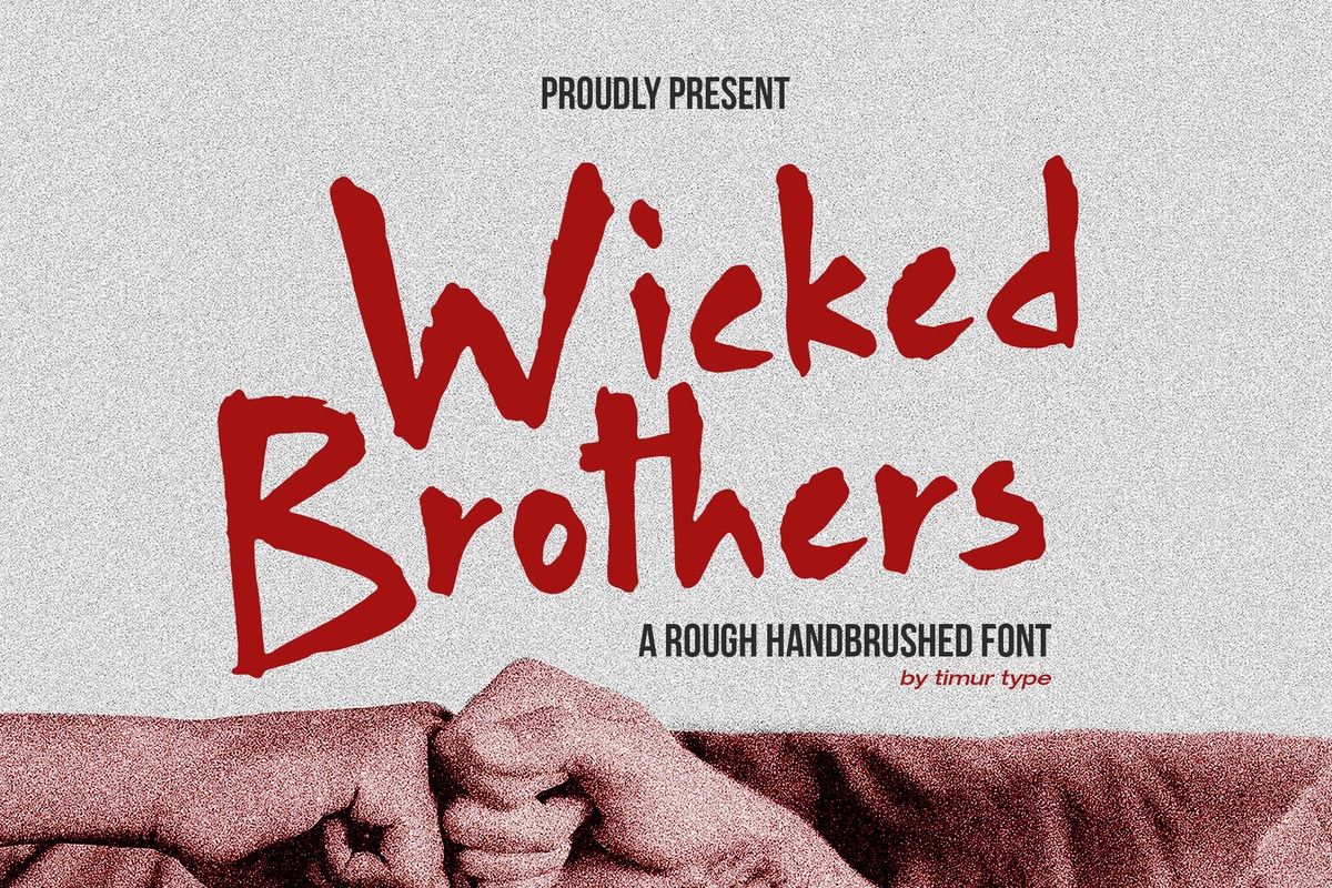 폰트 Wicked Brothers