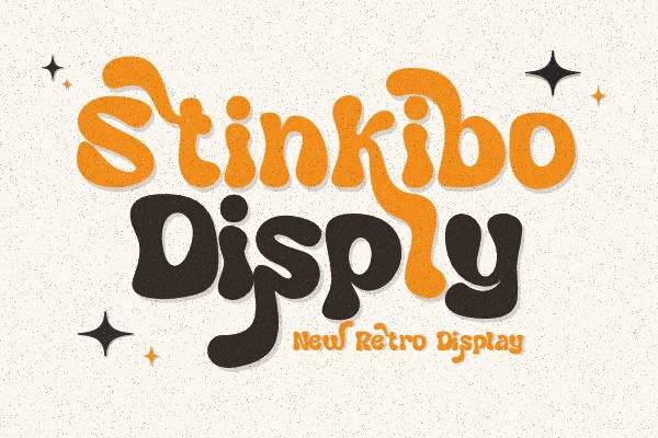 폰트 Stinkibo Disply