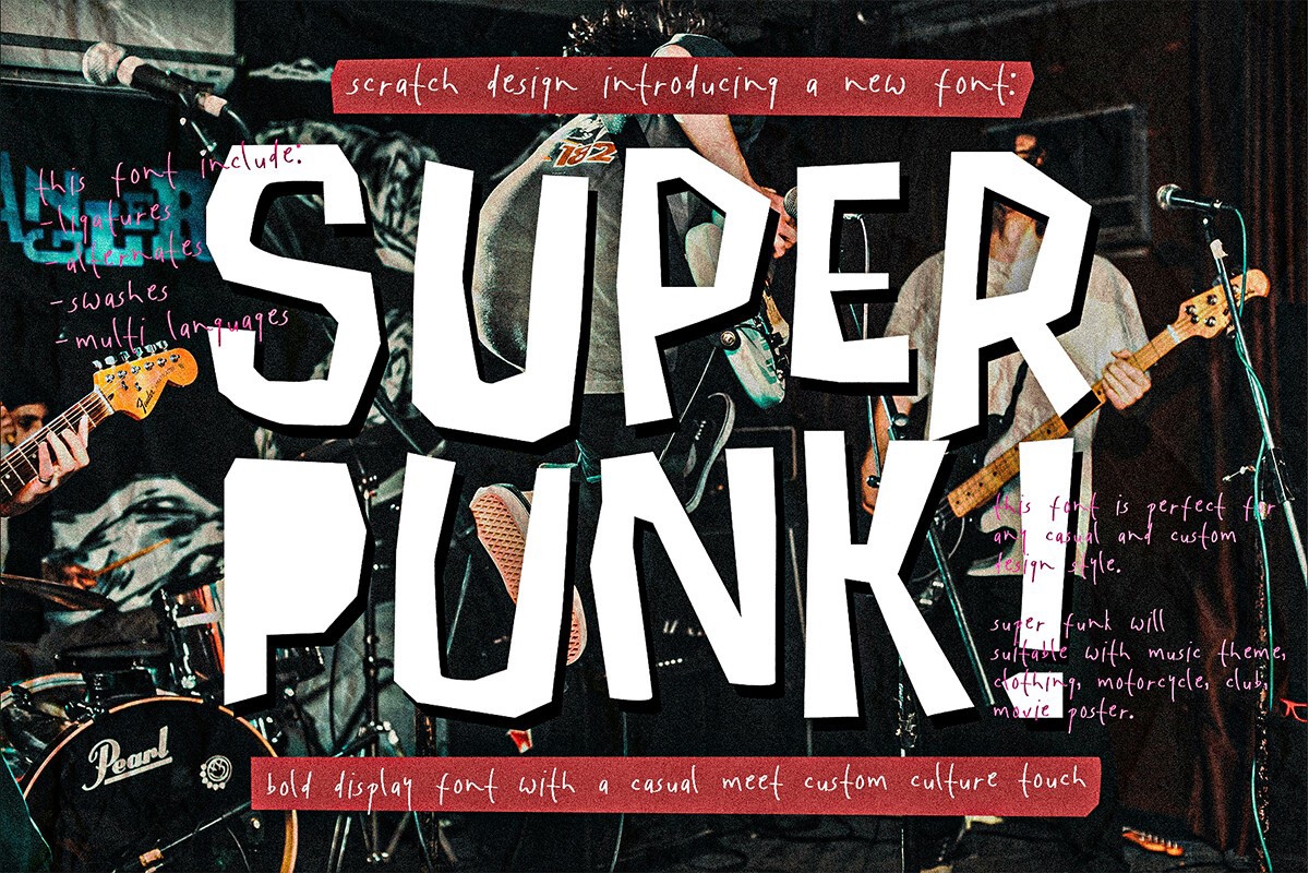 폰트 Super Punk