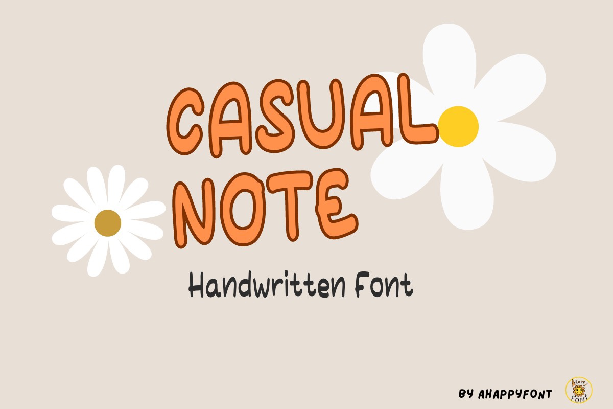 폰트 Casual Note