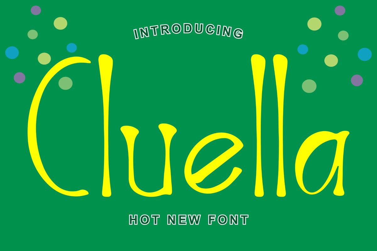 폰트 Cluella
