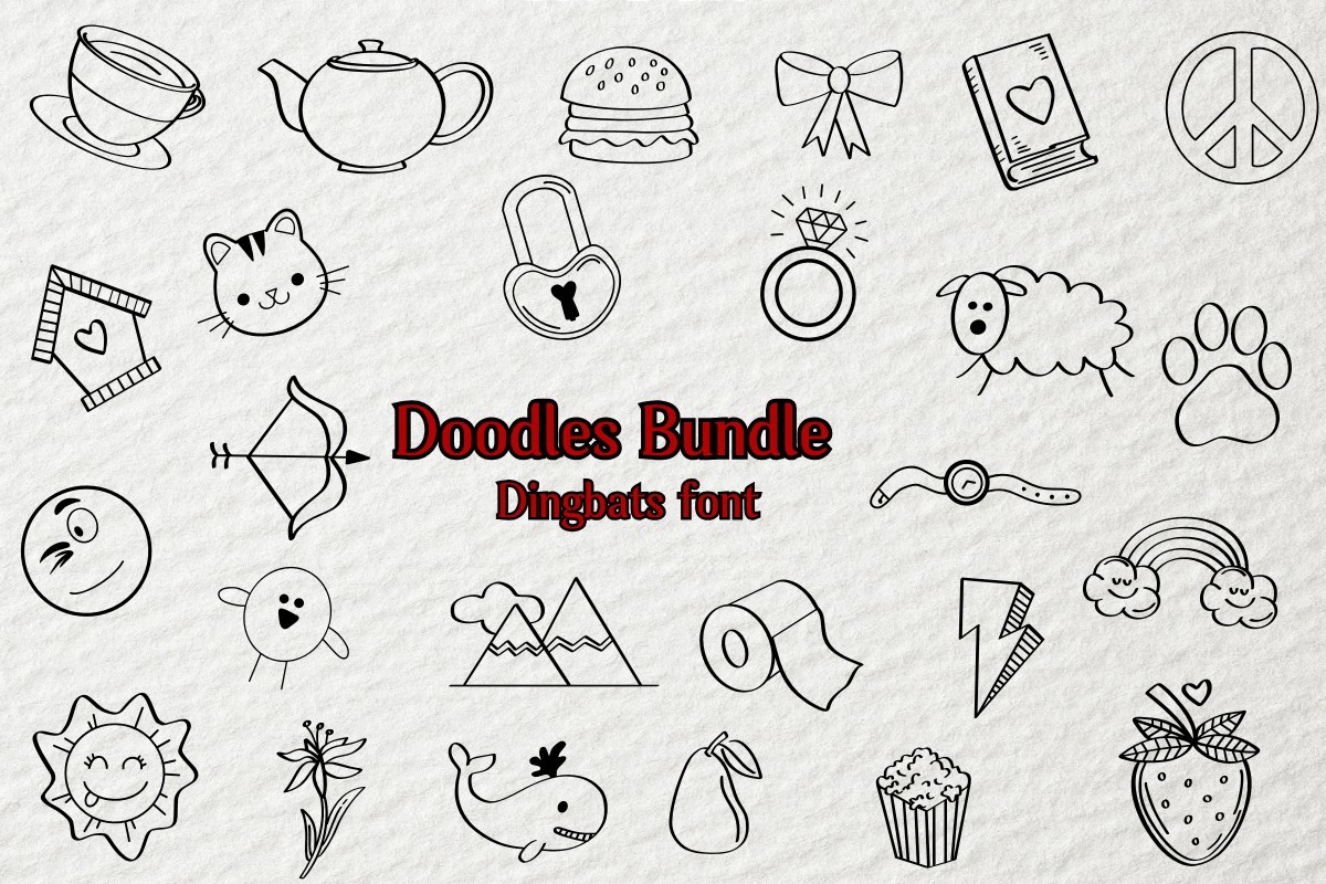 폰트 Doodles Bundle