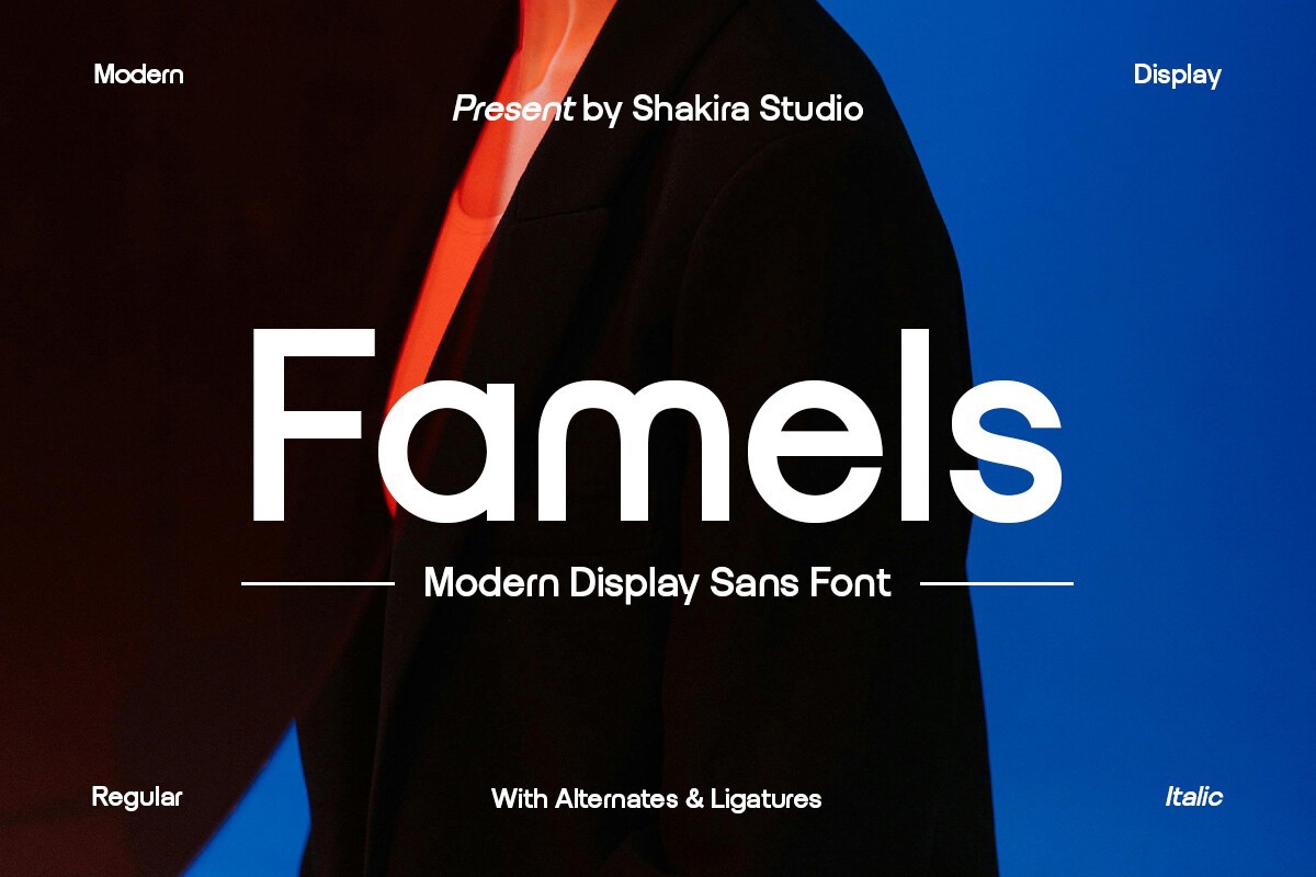 폰트 Famels