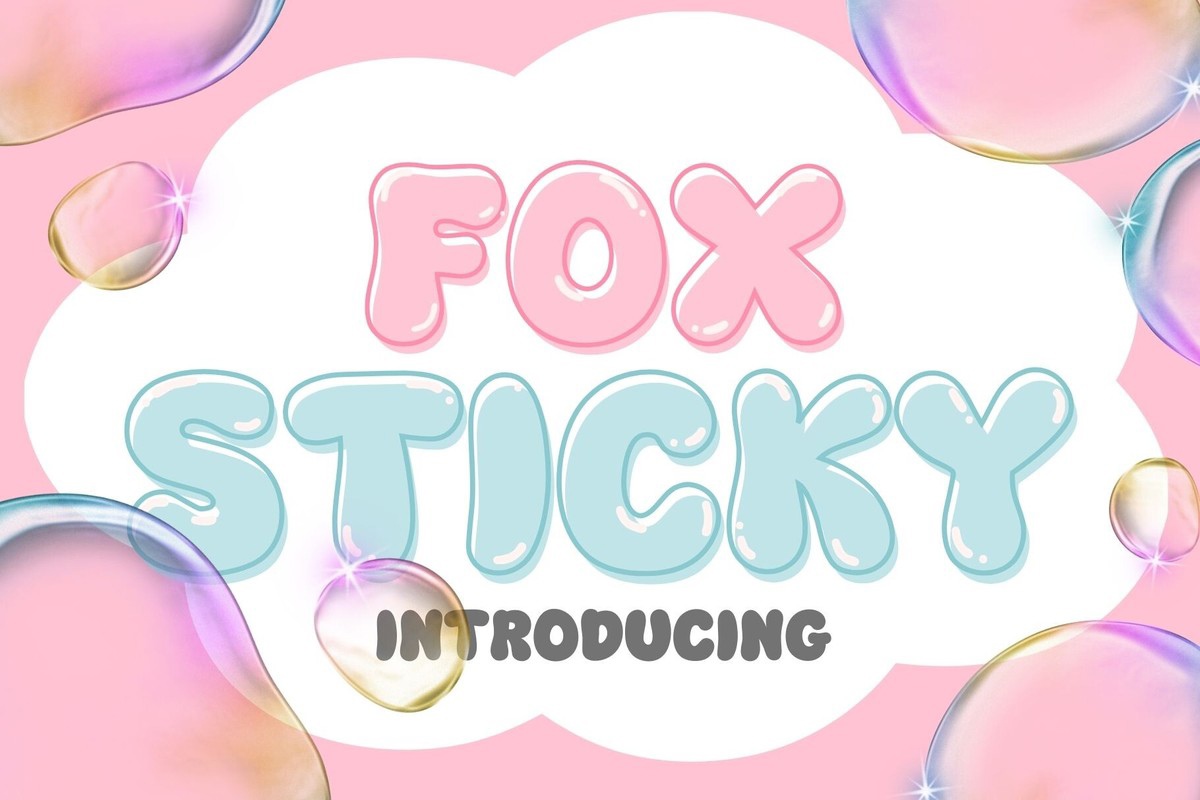 폰트 Fox Sticky
