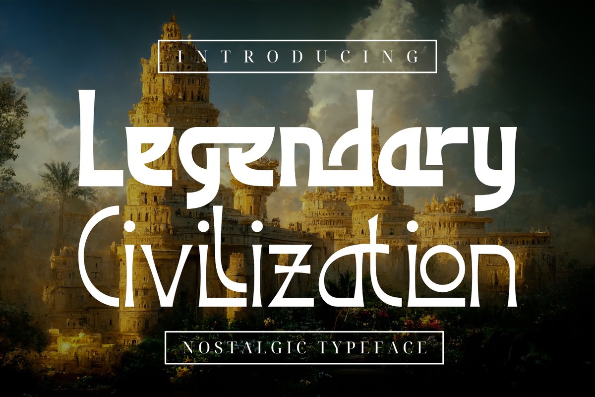 폰트 Legendary Civilization