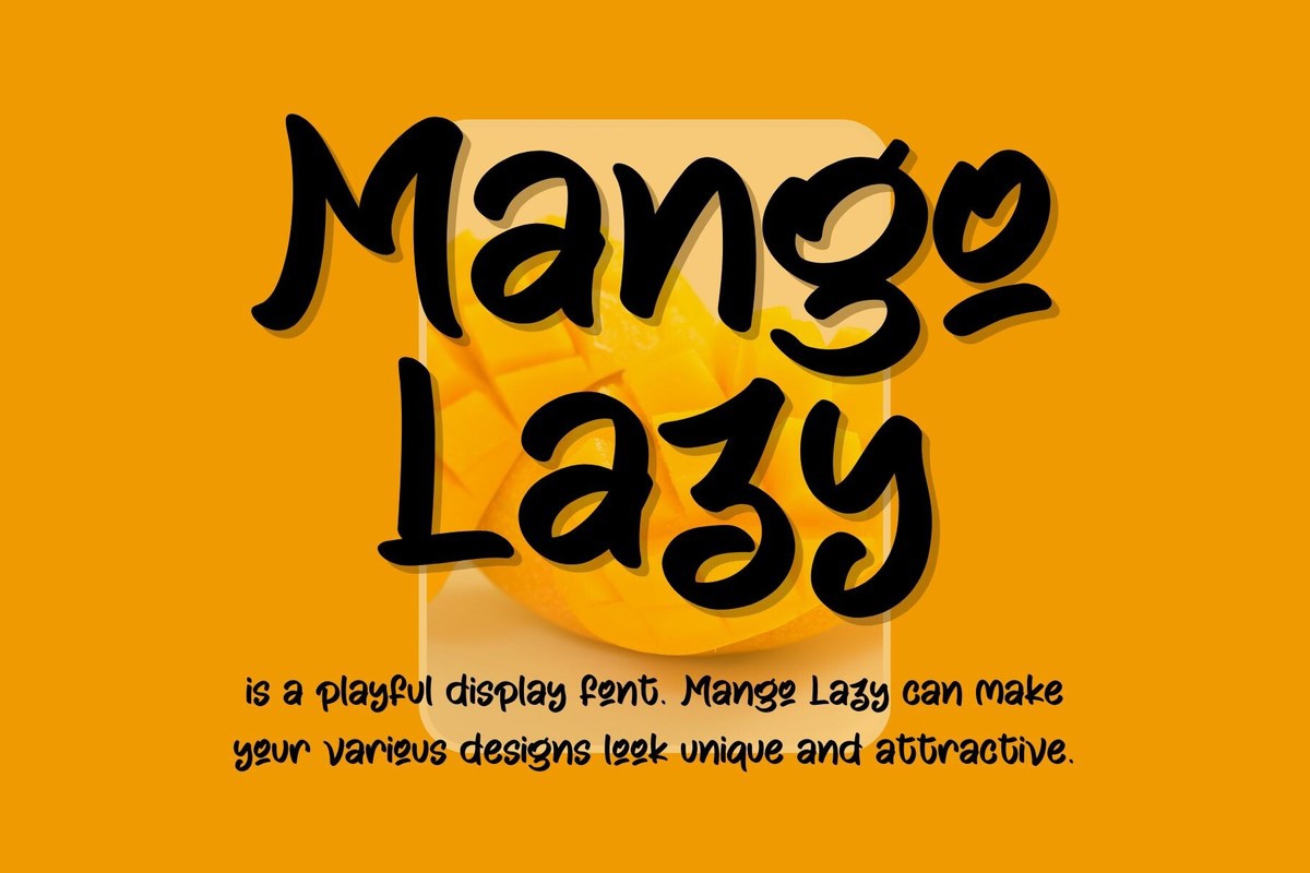 폰트 Mango Lazy