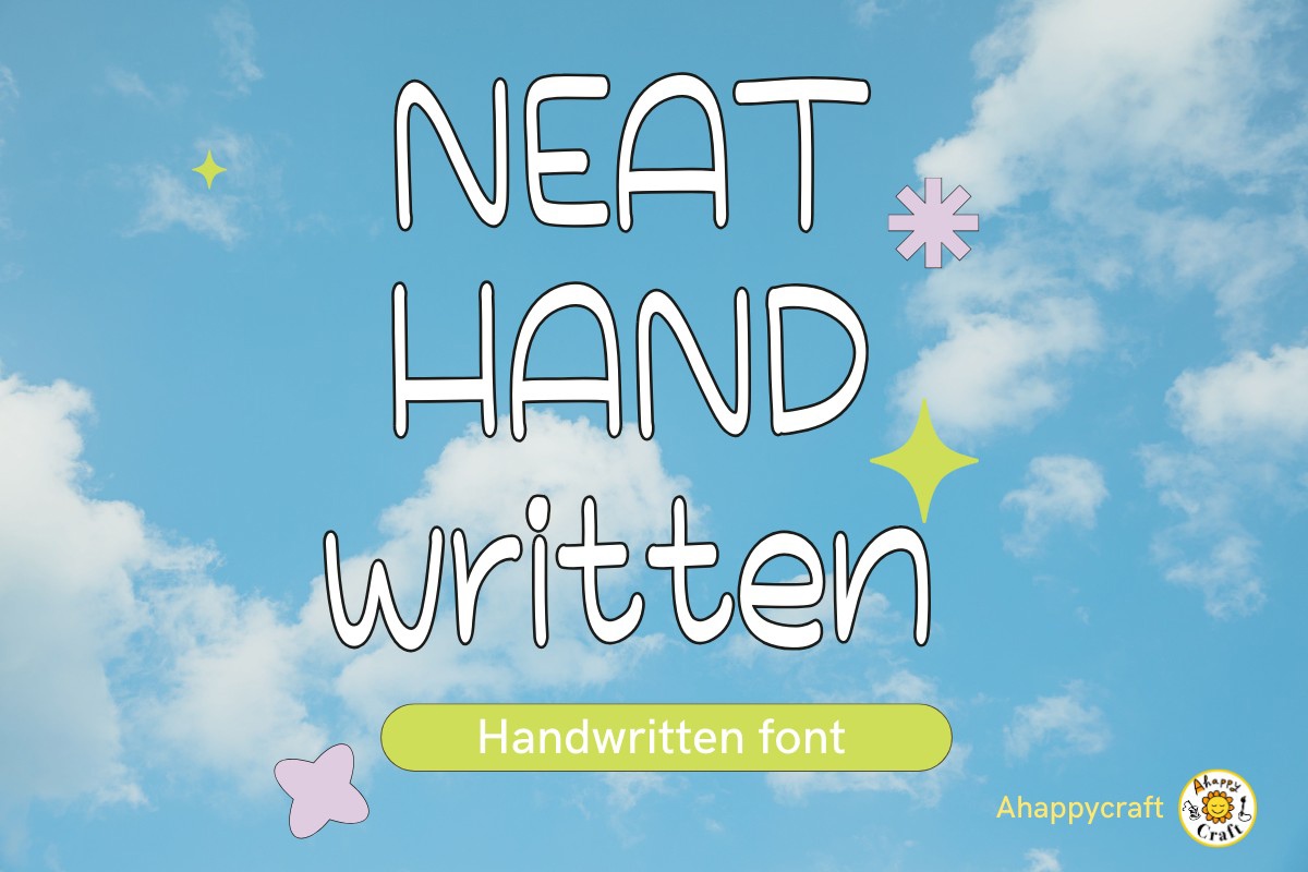 폰트 Neat Handwritten