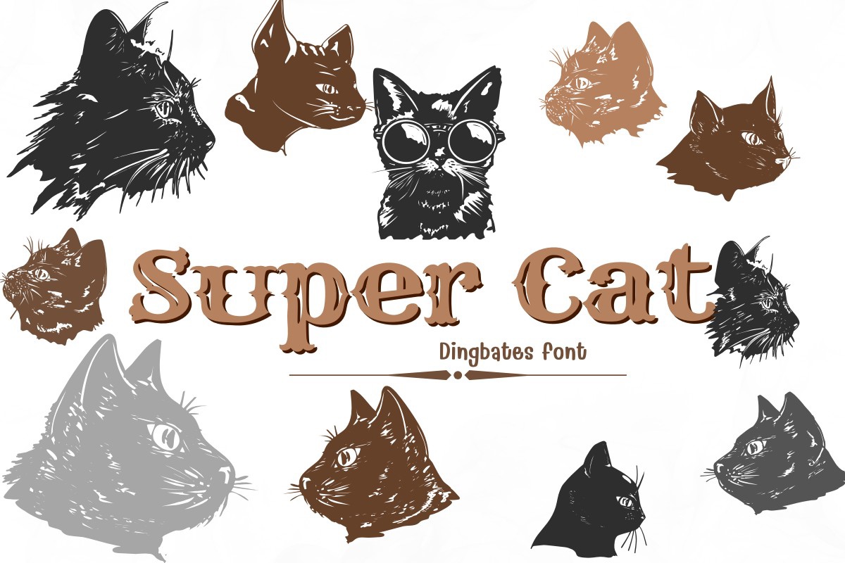 폰트 Super Cat