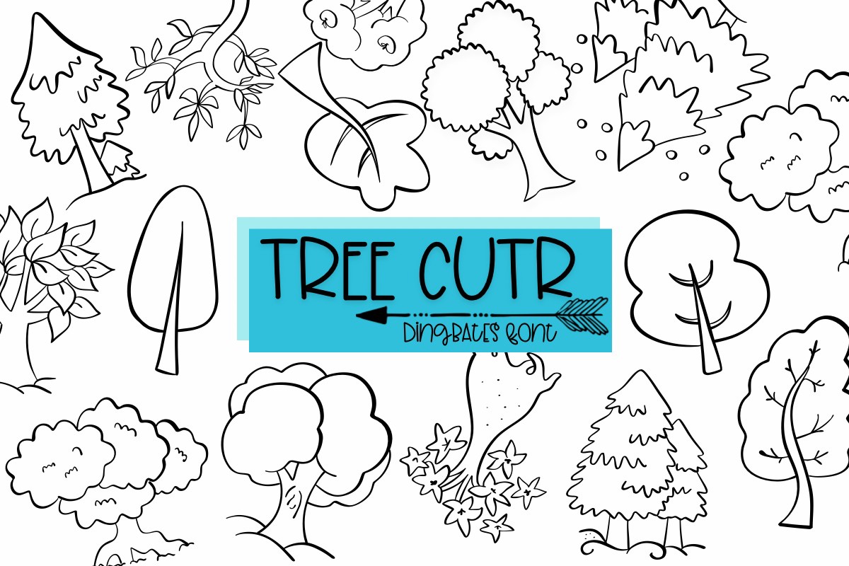 폰트 Tree Cute