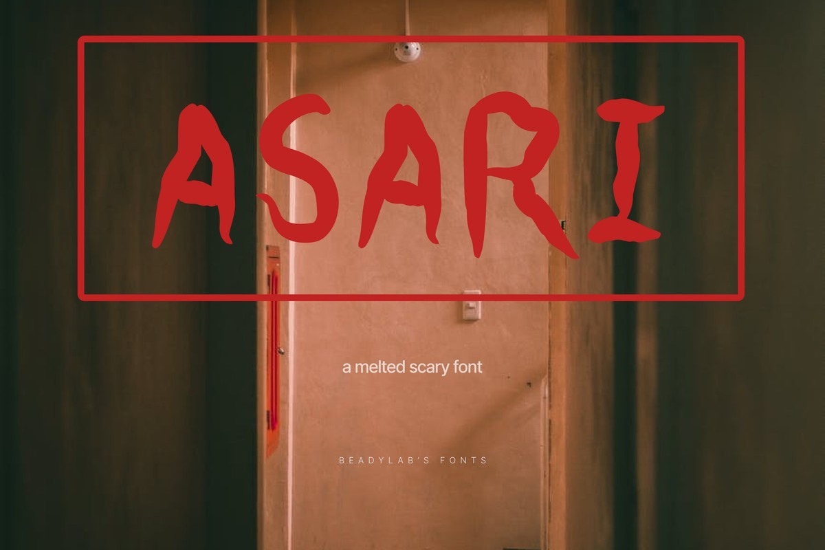 폰트 Asari