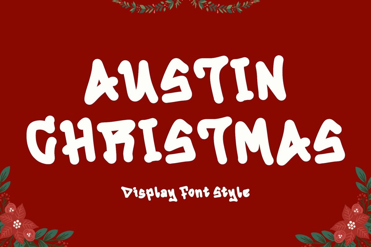 폰트 Austin Christmas