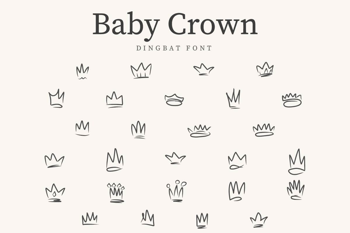 폰트 BabyCrown
