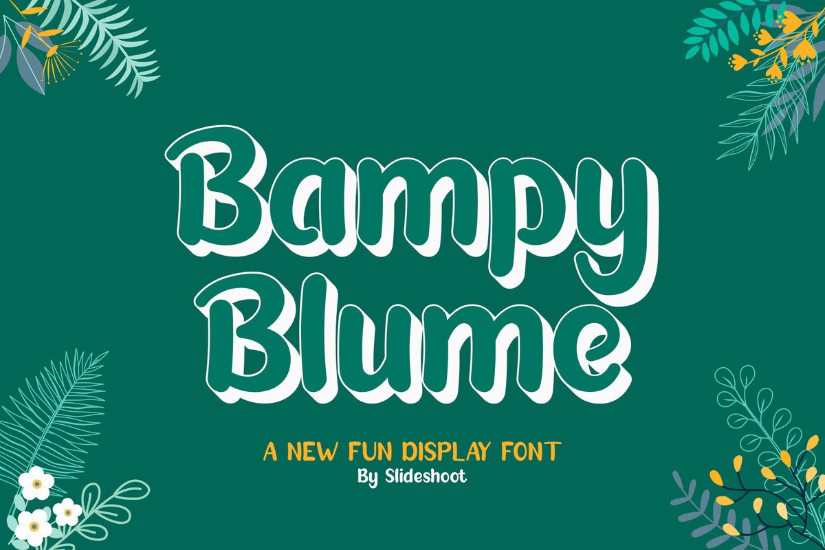 폰트 Bampy Blume