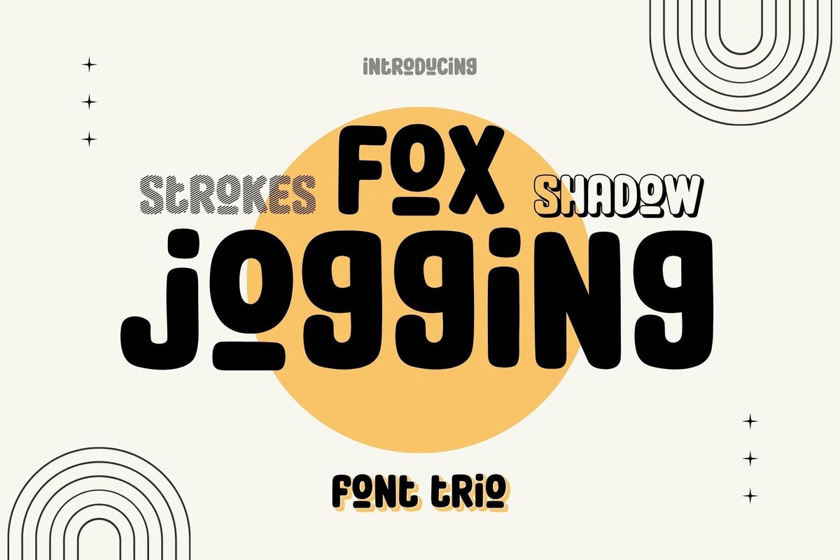 폰트 Fox Jogging