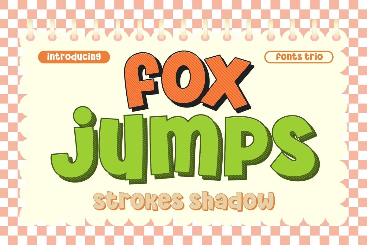 폰트 Fox Jumps
