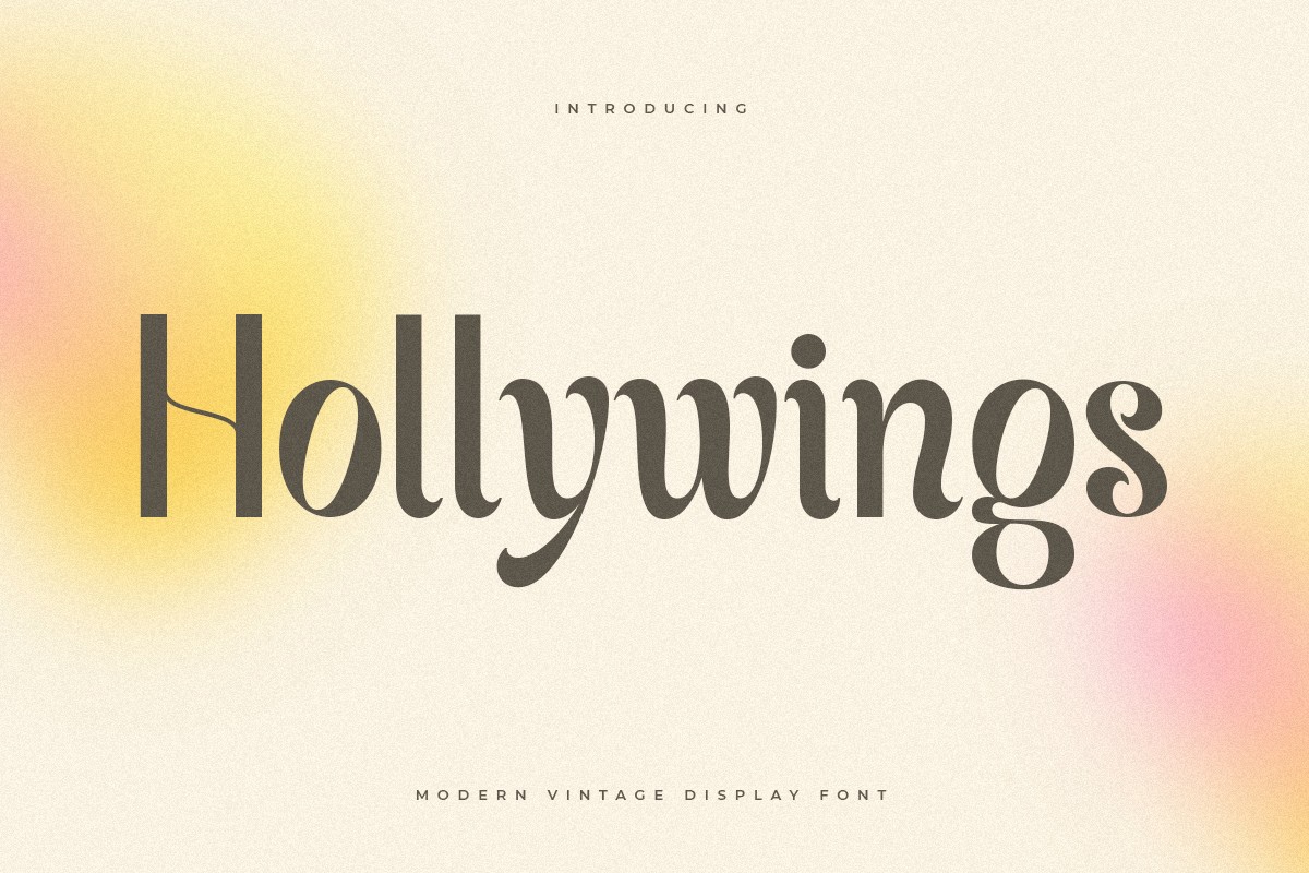 폰트 Hollywings