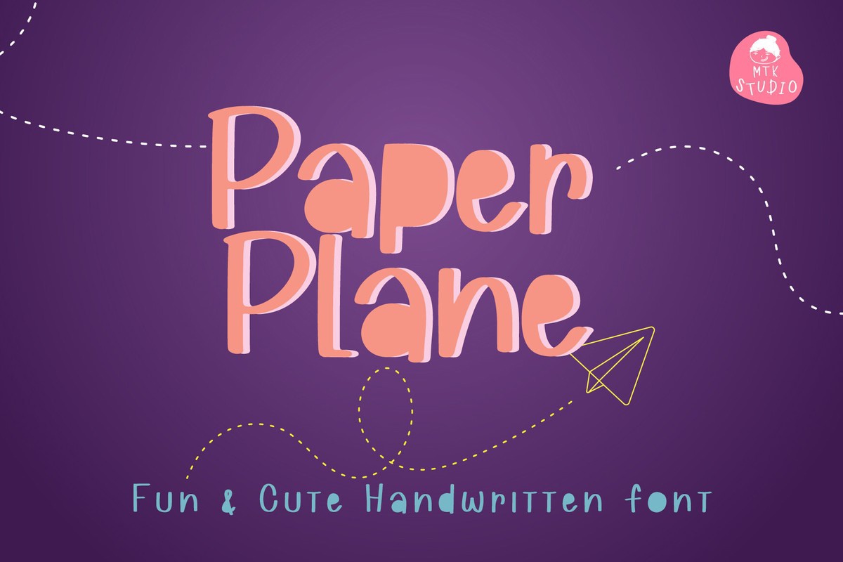 폰트 Paperplane