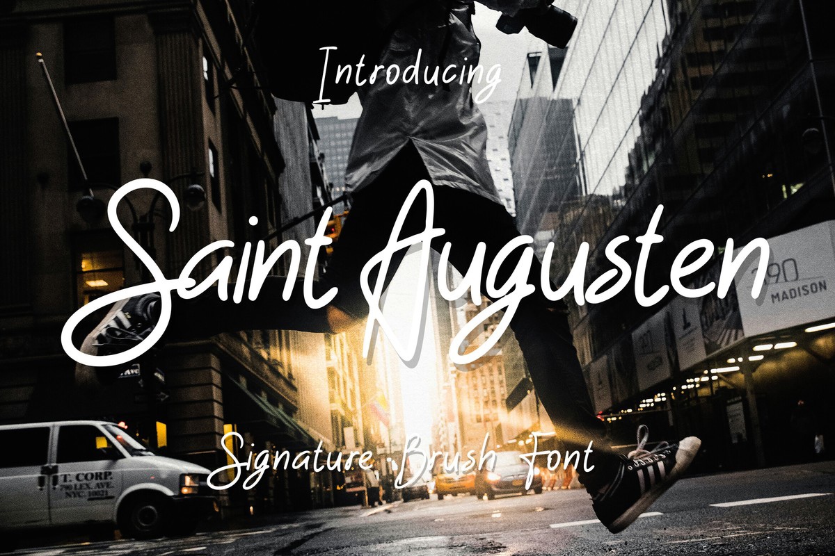 폰트 Saint Augusten