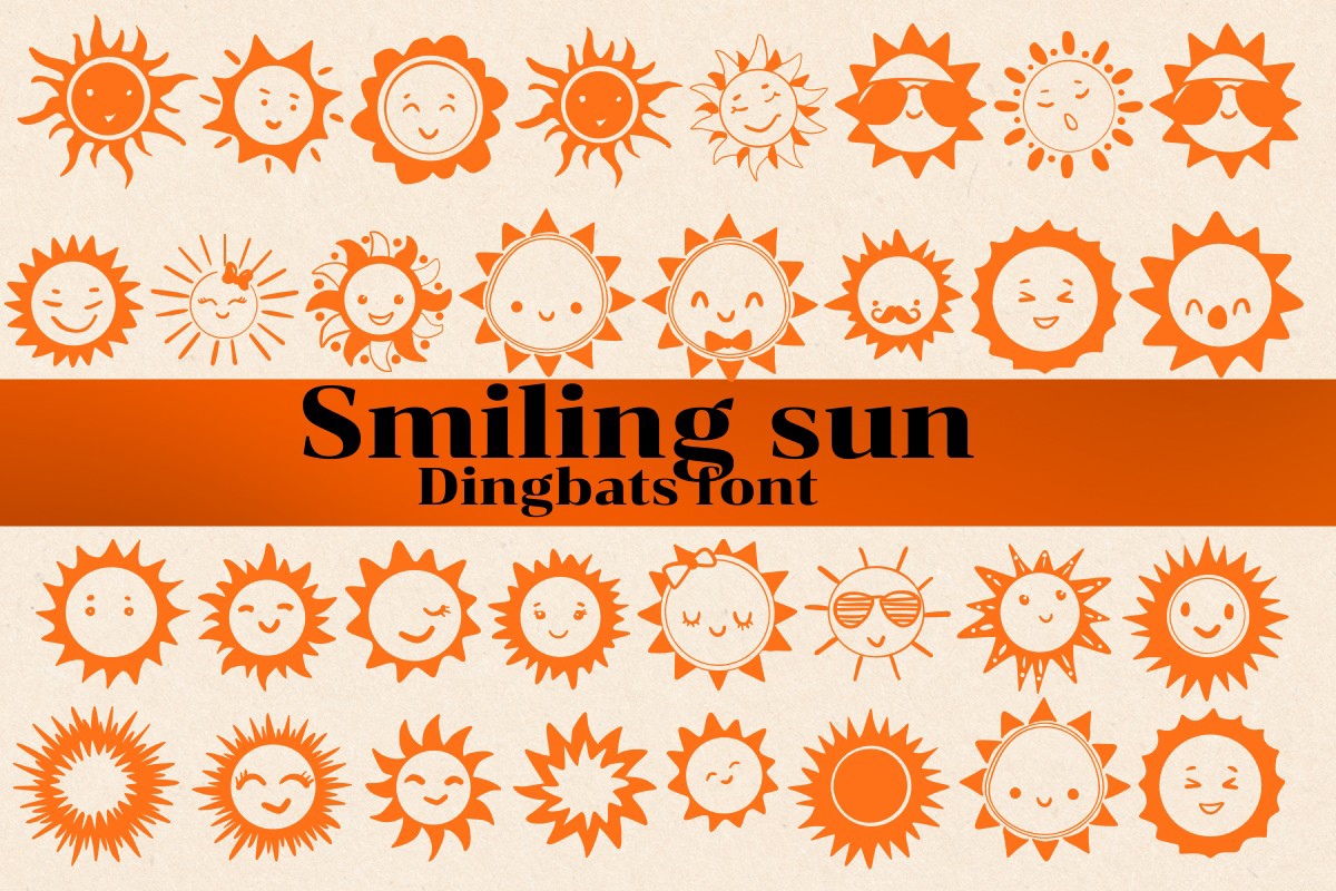 폰트 Smiling Sun