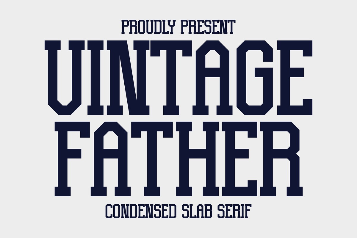 폰트 Vintage Father