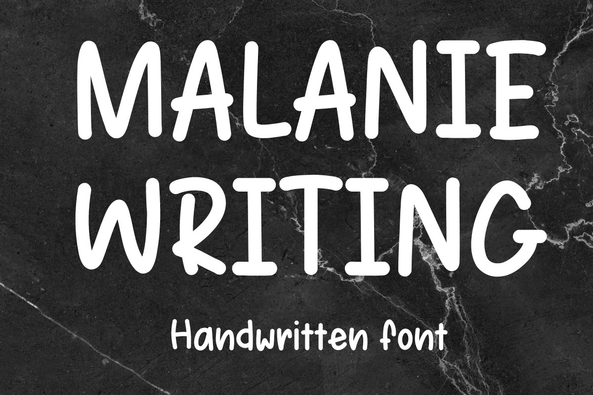 폰트 Malanie Writing