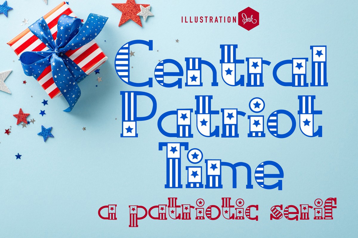 폰트 ZP Central Patriot Time