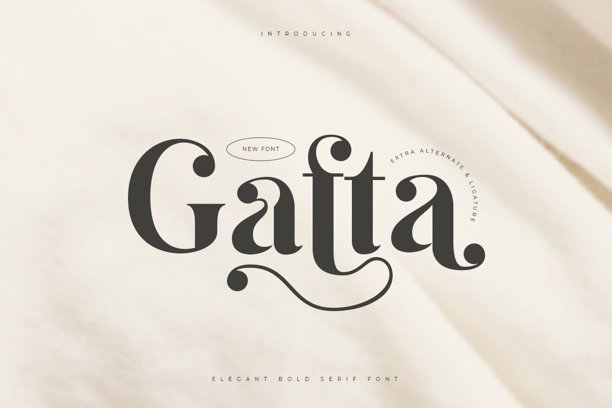 폰트 Gafta