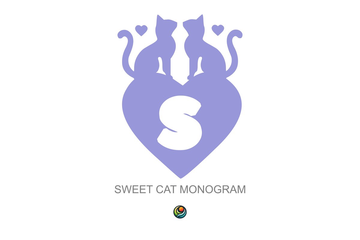 폰트 Sweet Cat Monogram