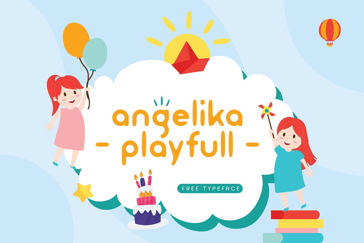 폰트 Angelika Playful