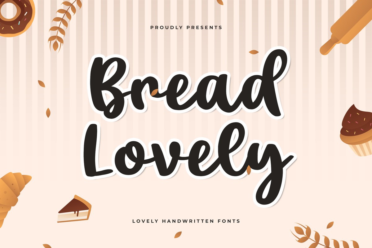 폰트 Bread Lovely
