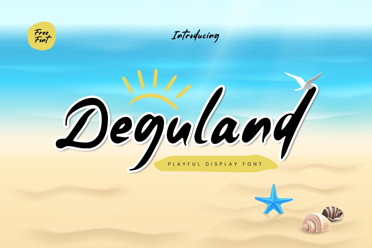 폰트 Deguland