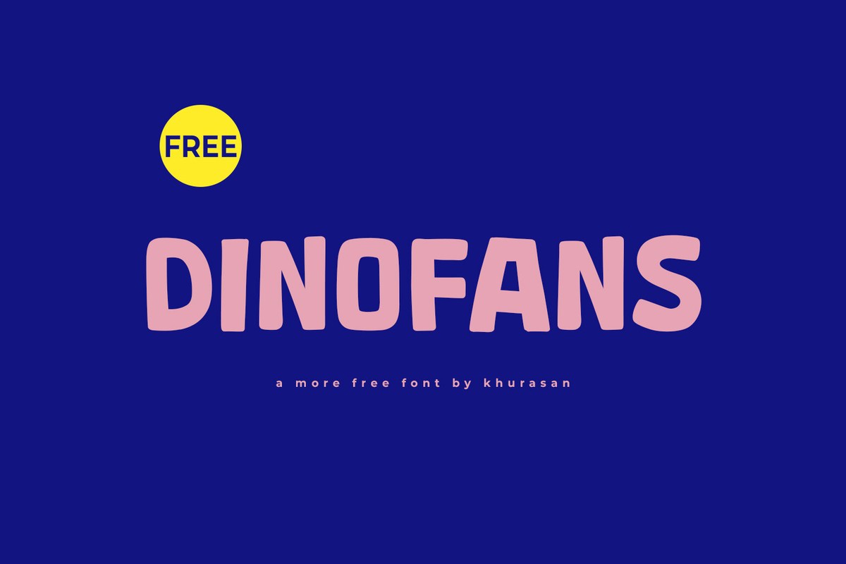 폰트 Dinofans