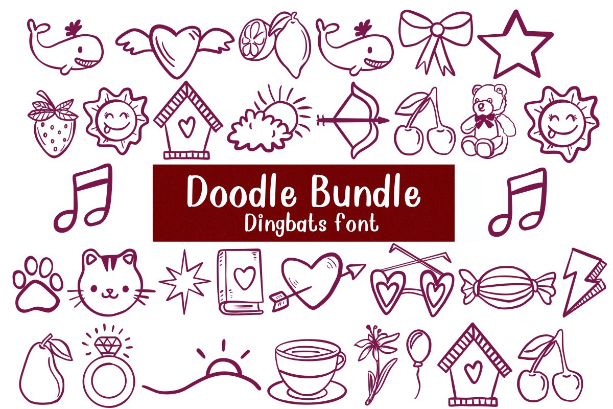 폰트 Doodle Bundle