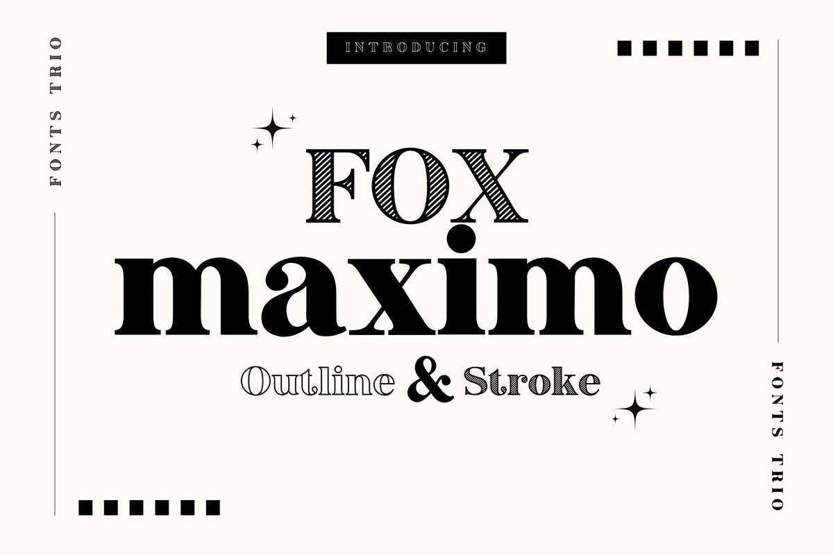 폰트 Fox Maximo