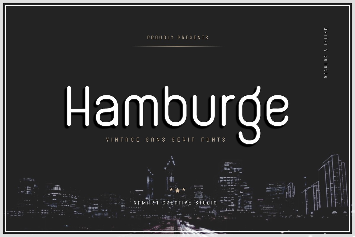 폰트 Hamburge