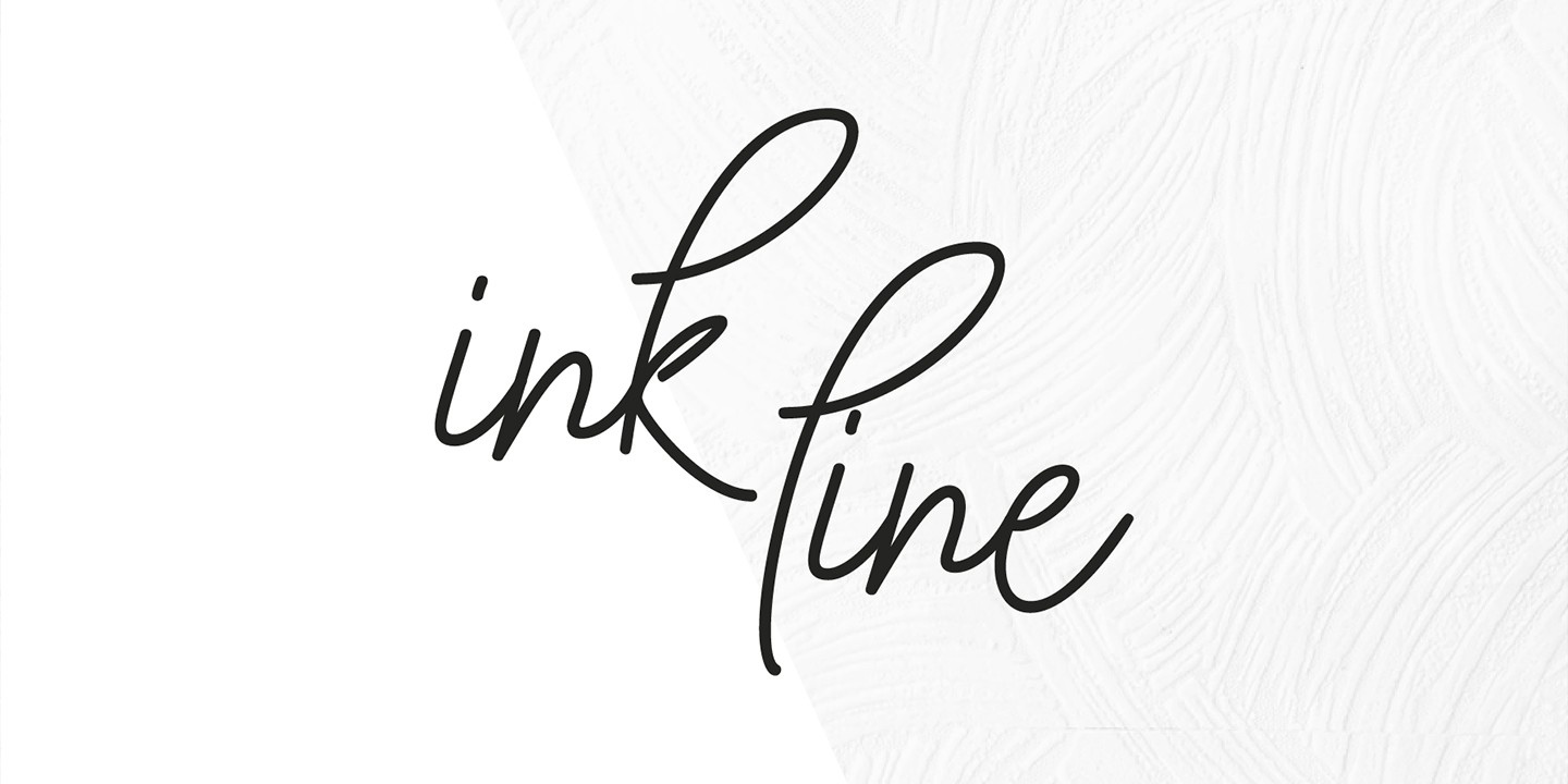 폰트 Ink Line