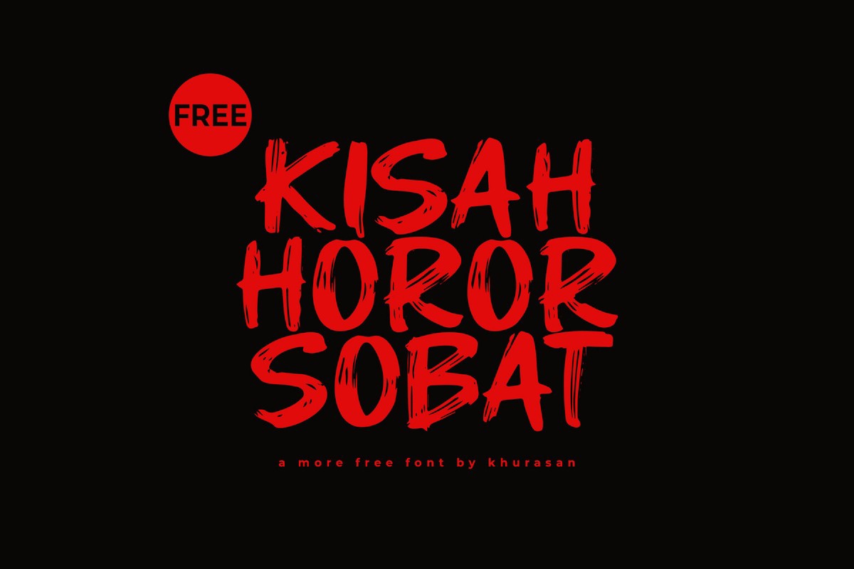 폰트 Kisah Horor Sobat