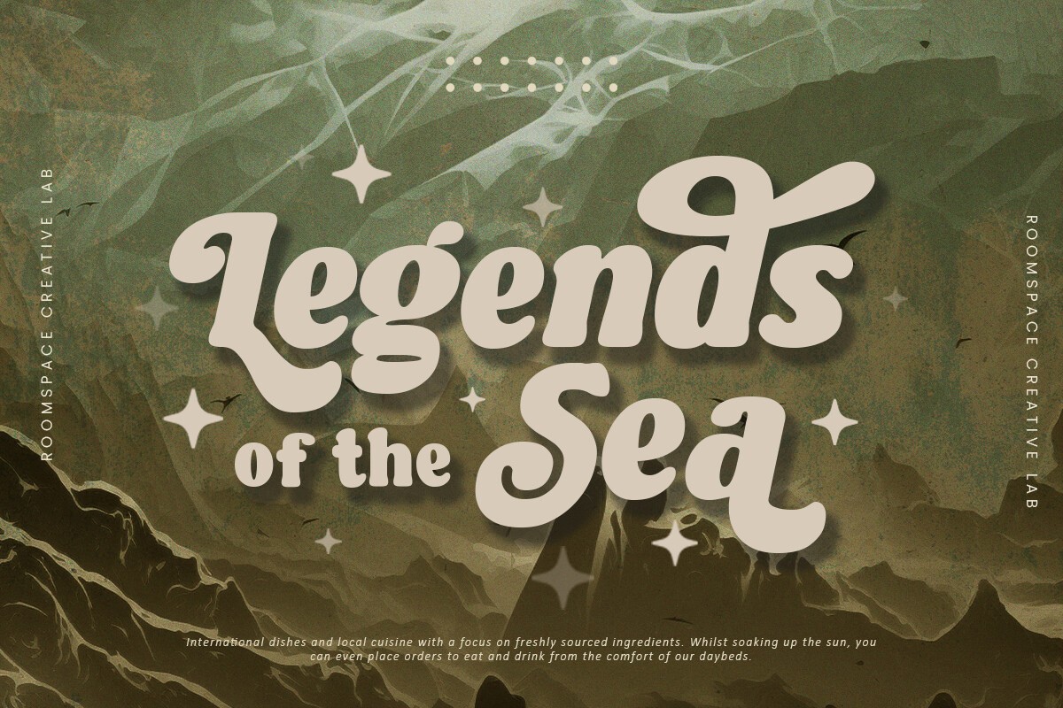 폰트 Legends of the Sea