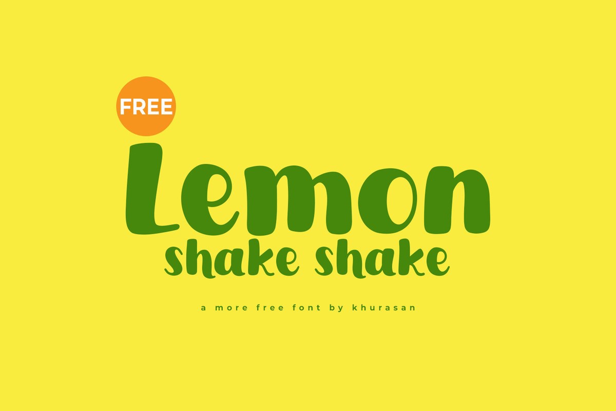 폰트 Lemon Shake Shake