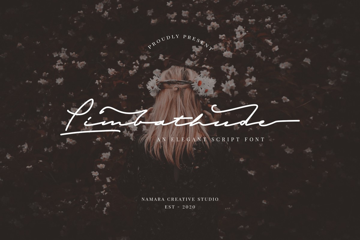 폰트 Limbathude Script