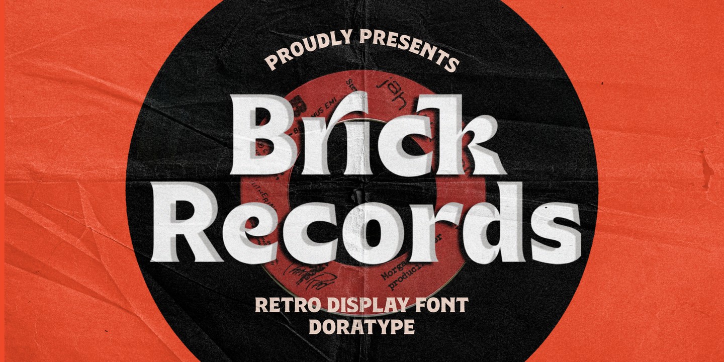 폰트 Brick Records