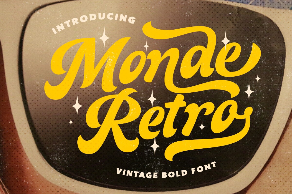 폰트 Monde Retro